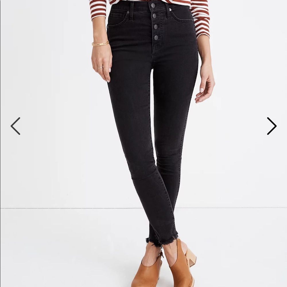 Petite 10" High-Rise Skinny Jeans Berkeley Black